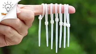 12 Zip Tie Life Hacks | Thaitrick