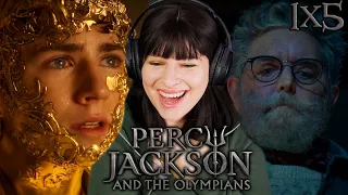 SEAWEED BRAIN 🥰 - *PERCY JACKSON AND THE OLYMPIANS* Reaction - 1x5 - A God Buys Us Cheeseburgers