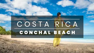 ☀️ 🌊 COSTA RICA Conchal Beach Guanacaste IN 4K Relaxing Music (ULTRA HD) UHD Drone video