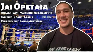 Jai Opetaia is READY to reclaim the IBF Cruiserweight World title against Mairis Briedis on May 18