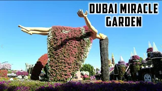 [4K] Insane Flower Structures at DUBAI MIRACLE GARDEN! Full Tour on a Saturday Weekend!
