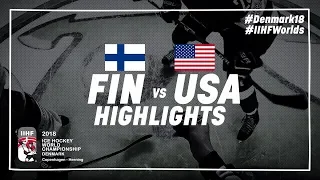Game Highlights: Finland vs United States May 15 2018 | #IIHFWorlds 2018