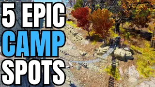 5 UNIQUE Camp Spots! | Fallout 76 Best Camp Locations