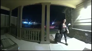 CLEAR Doorbell cam of Shanann arriving home before Chris Watts murdered her.