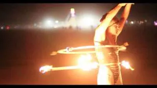 Burning Man 2011: Shredder Hoops Hula Cam