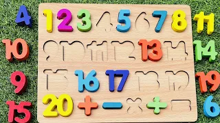 Best Learn Numbers and Counting 1 to 20 | Numbers Activity | Preschool Toddler Toy Learning video |