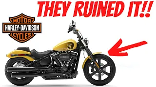 3 WAYS Harley Davidson has RUINED the 2023 Street Bob!!