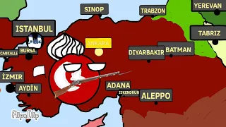 History Of Turkey [COUNTRYBALLS] (1900-2021)