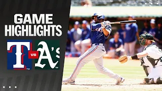 Rangers vs. A's Game Highlights (5/7/24) | MLB Highlights