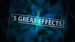 5 great effects in After Effects