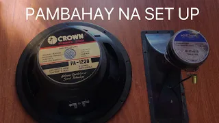 VIDEOKE TIPS/ SPEAKER SET UP (PAMBAHAY)