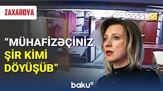 Zaxarovadan səfirliyə hücumla bağlı paylaşım : Şokdayıq - BAKU TV