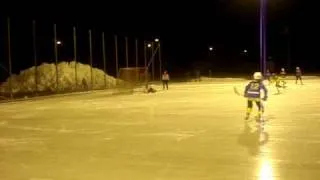 Straffräddning i bandy.