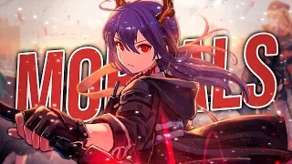 Nightcore | - Mortals (Lyrics)