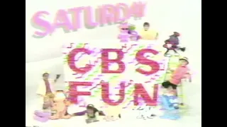 CBS Saturday Morning Cartoons Commercial 1989 - 80s Cartoon Commercials