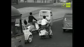 Da Rai storia cento all ora il traffico a Roma anno 1961 2 parte  rstr611n