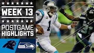 Panthers vs. Seahawks | NFL Week 13 Game Highlights