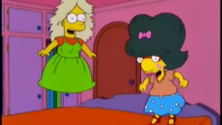 Bart and Milhouse dress like women