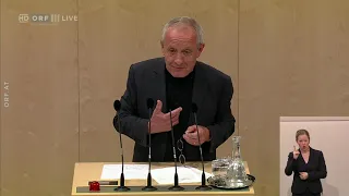 Peter Pilz spricht Kanzler Sebastian Kurz das Misstrauen aus