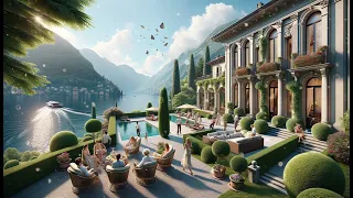 Lake Como | Relaxing Jazz Music & Tranquil Ambience for Focus