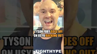 ANGRY TYSON FURY GOES OFF ON "SH*THOUSE COWARD" USYK; X-RATED RANT ON UNDISPUTED CLASH FALLING APART