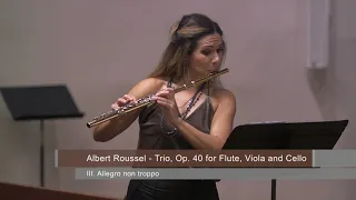 Albert Roussel: Trio for Flute, Viola, and Cello