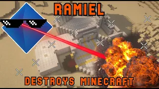 Your Childhood is Annihilated by a Screaming Laser Triangle #evangelion #ramiel #minecraft