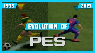 EVOLUTION OF PES GAMES (1995-2019)