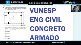 Eng Civil - Vunesp - EBSERH - Concreto Armado