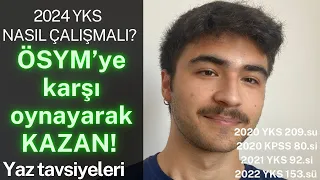 YAZIN NASIL ÇALIŞMALISIN? YKS SİSTEMİNİN HİLELERİ #yks2024