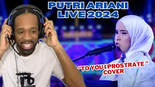 Putri Ariani - PadaMu ku bersujud cover (To You I Prostrate) LIVE 2024 (English Subtitle) Reaction