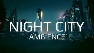 Night City Cyberpunk 2077 Ambience [4K | Ultra | ASMR]