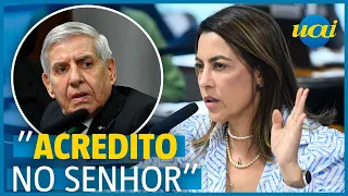 "Foi mais um enganado", diz Soraya a general Heleno