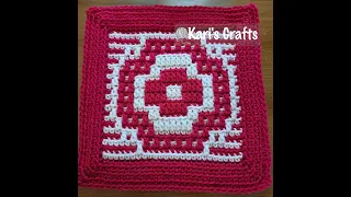 How To Crochet A Double Border aka Envelope Border - Kari's Crafts