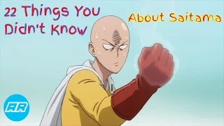 22 ONE Punch Man Facts You Need To Know (Saitama, Genos, Sound-O-Sonic) l ArcadeRaid