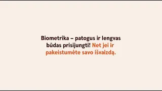 Biometrinis prisijungimas – ir „Swedbank“ programėlėje, ir interneto banke