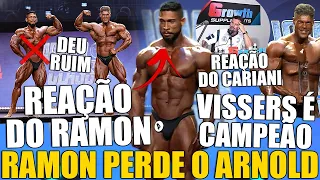 RAMON PERDE O ARNOLD E CARIANI FICA EM CHOQUE AO VIVO! REAÇÃO A PREMIAÇÃO DA CLASSIC - VISSERS TOP 1