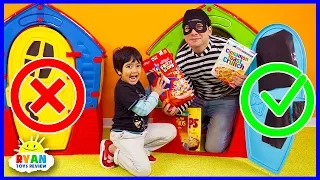 Don't Choose the Wong Door Challenge! Where's the Cereal in the Playhouse?