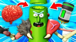 NEW BRINGING SECRET PICKLE RICK TO LIFE (Rick and Morty: Virtual Rick-Ality Gameplay)