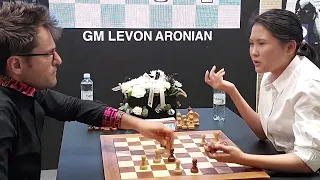 A Missed Tactic? Levon Aronian vs Bibisara Assaubayeva | Satty Zhuldyz Blitz