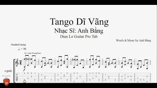 Tango Dĩ Vãng - Nhạc Sĩ Anh Bằng - Guitar Tabs