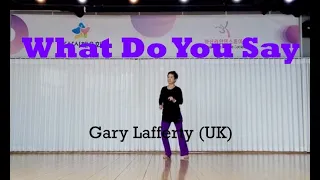 What Do You Say Linedance demo Beginner @ARADONG linedance