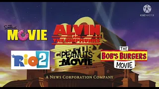20th Century Fox Fanfare Mashup #2: Rio 2, Peanuts, Simpsons, Chipmunks and The Bob’s Burgers Movie