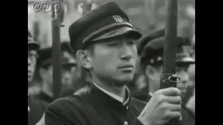 Battotai and Kimigayo - Japan Military Parade 1943