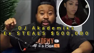 DJ Akademiks Ex-Girl STEALS $500,000 from his house. 💰 🏃🏻‍♀️ 🏠 He Looks Stressed