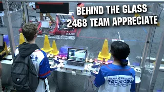 Behind the Glass | 2468 Team Appreciate | IRI Q102 | Charged Up