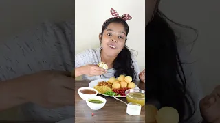 BAHUBALI PANIPURI how to Eat ! 🤓 #shorts #bahubalipanipuri #youtubeshorts