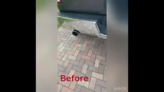 2019 ram 1500 classic big horn muffler delete. Before and after