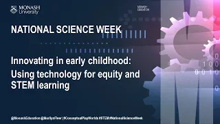 National Science Week Public Event: Innovating in early childhood: STEM learning