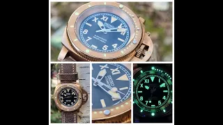 SEIKO CALIFORNIA (Mod.) БРОНЗА - ХОМАЖ на PANERAI SUBMERSIBL